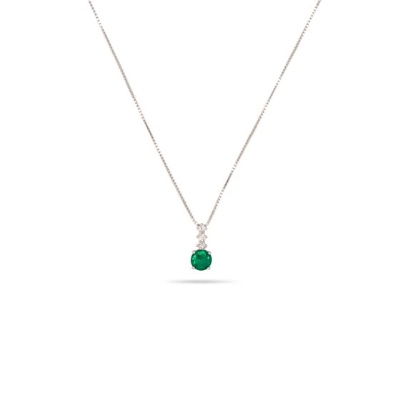 Collana Dilvdò Donna in Argento Zircone CLPLBV - CLPLBV